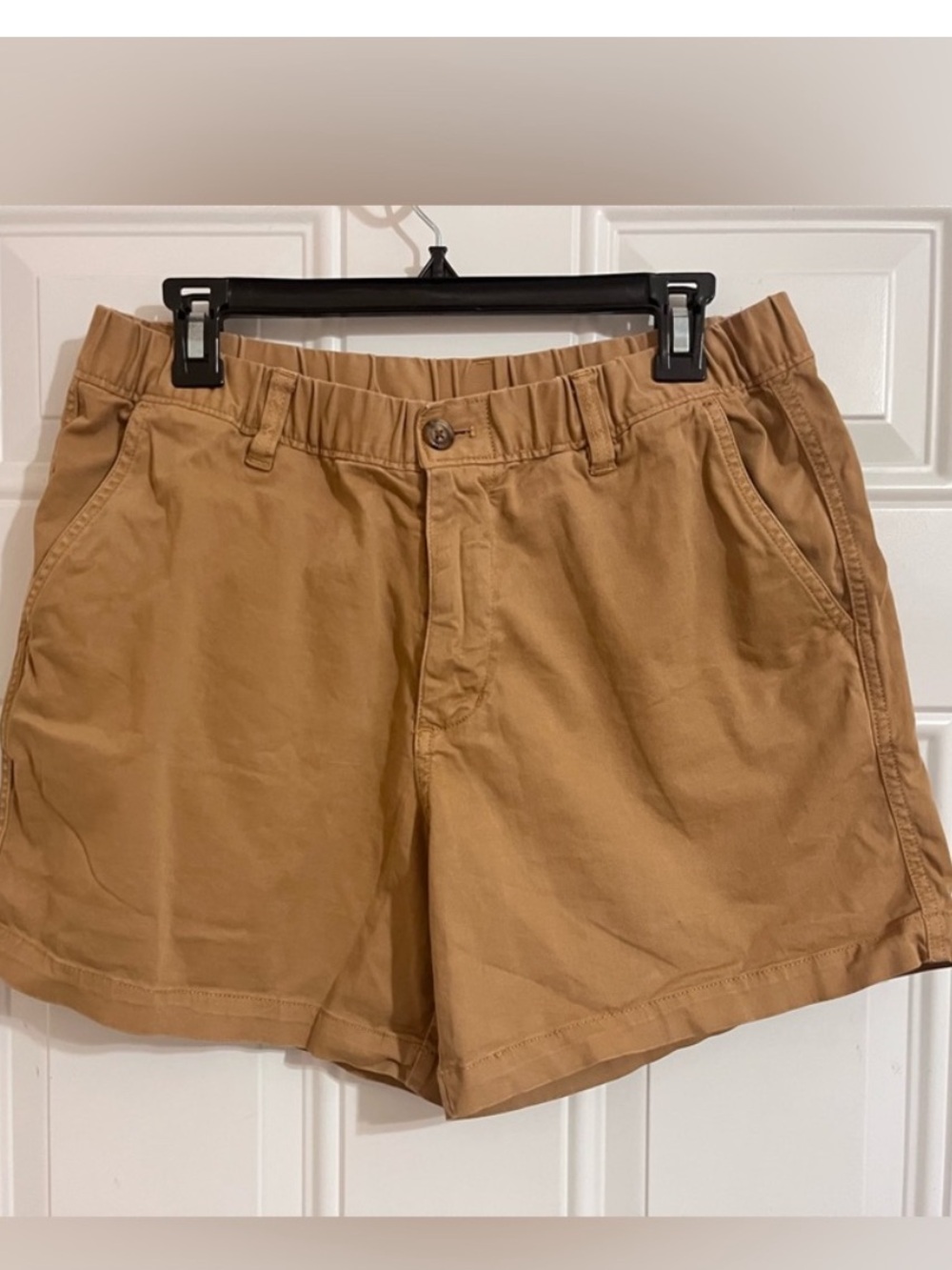 BearBottom Shorts Men’s‎ L Chino Elastic Waistband Tan Golf Stretch Beach XXL